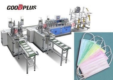 Double Out Non Woven Mask Making Machine Low Space Occupation